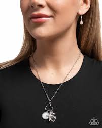 Purely Blessed White Necklace - Paparazzi - Dare2bdazzlin N Jewelry