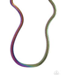 Industrial Index Multi Necklace - Paparazzi - Dare2bdazzlin N Jewelry