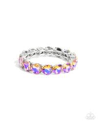 Only One You Love Orange Bracelet - Paparazzi - Dare2bdazzlin N Jewelry