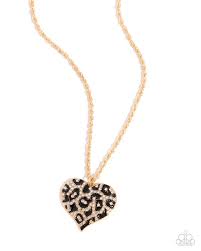 Cheetah Compound Gold Necklace - Paparazzi - Dare2bdazzlin N Jewelry