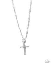 Endless Faith White Necklace - Paparazzi - Dare2bdazzlin N Jewelry