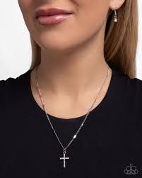 Endless Faith White Necklace - Paparazzi - Dare2bdazzlin N Jewelry