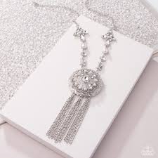 Virtuous Venture White Necklace - Paparazzi - Dare2bdazzlin N Jewelry