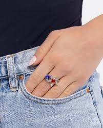 I Pledge Allegiance to the Star's Multi Ring - Paparazzi - Dare2bdazzlin N Jewelry