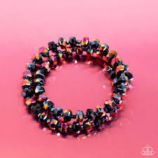 Seriously Stellar Black Bracelet - Paparazzi - Dare2bdazzlin N Jewelry