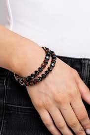 Seriously Stellar Black Bracelet - Paparazzi - Dare2bdazzlin N Jewelry
