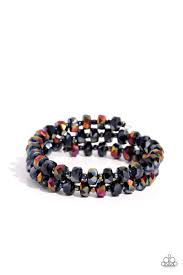 Seriously Stellar Black Bracelet - Paparazzi - Dare2bdazzlin N Jewelry