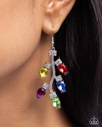 Chirstmas Lights Multi Earring - Paparazzi - Dare2bdazzlin N Jewelry