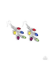 Chirstmas Lights Multi Earring - Paparazzi - Dare2bdazzlin N Jewelry