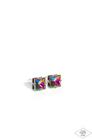 Girls will Be Girls Multi Post Earring - Paparazzi - Dare2bdazzlin N Jewelry