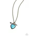 Artful Arrow Brass Necklace - Paparazzi - Dare2bdazzlin N Jewelry