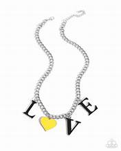 Lovely Lineup Yellow Necklace - Paparazzi - Dare2bdazzlin N Jewelry