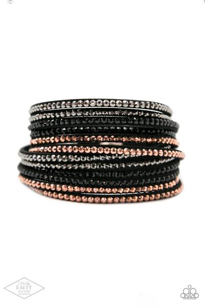 Do The Hustle Black Urban Bracelet - Paparazzi - Dare2bdazzlin N Jewelry