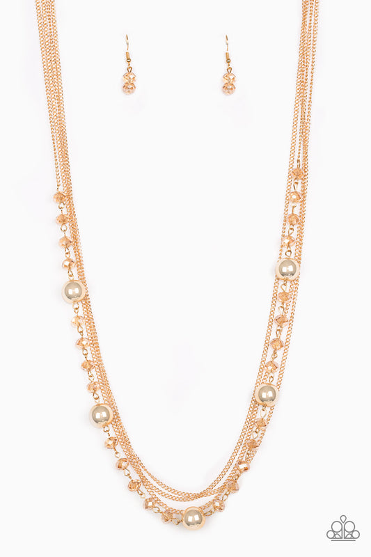 High Standards - Gold Necklace - Paparazzi - Dare2bdazzlin N Jewelry