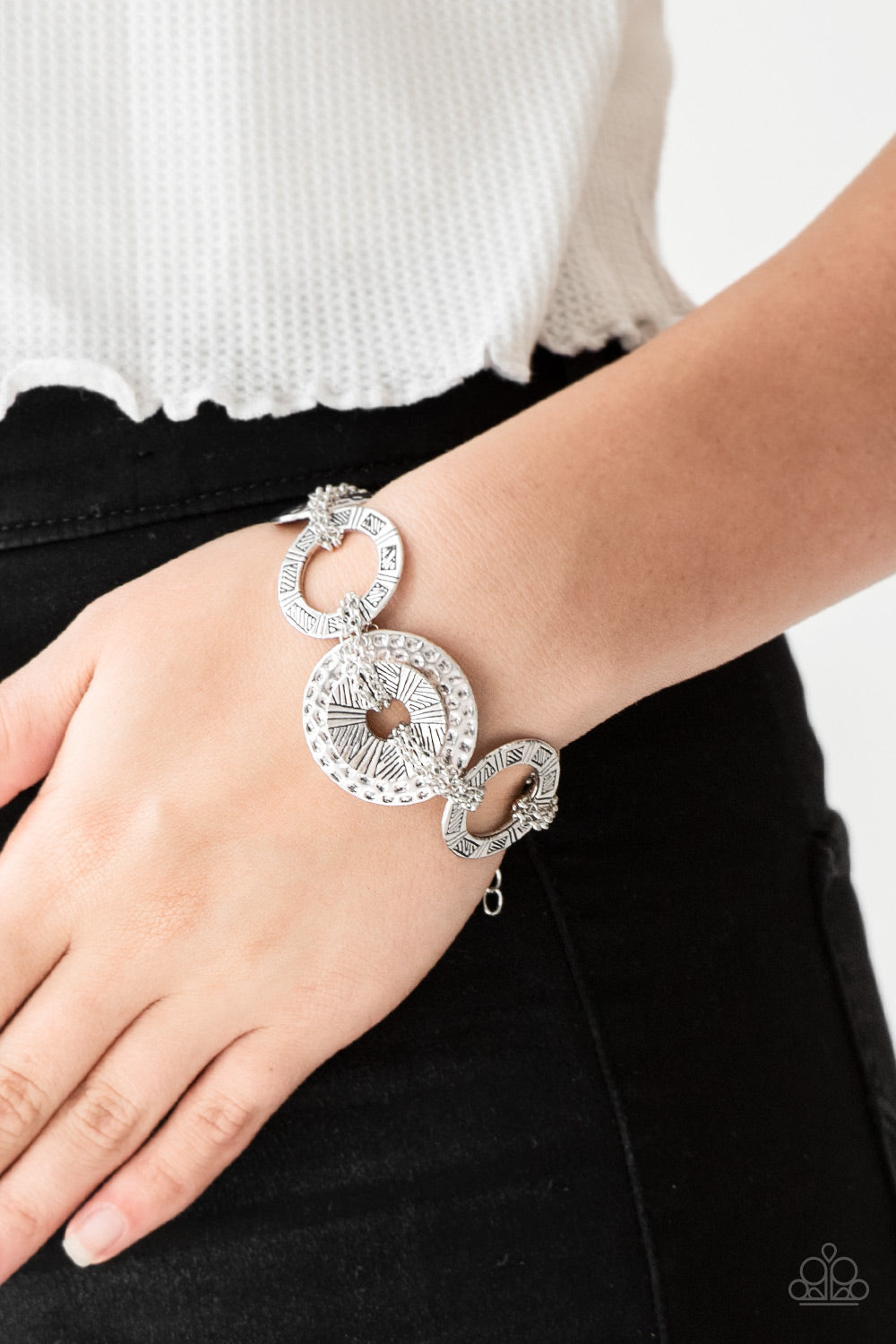 Way Wild - Silver Bracelet - Paparazzi - Dare2bdazzlin N Jewelry