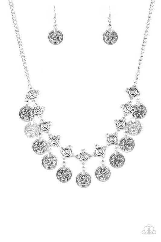 Walk The Plank - Silver Necklace - Paparazzi - Dare2bdazzlin N Jewelry