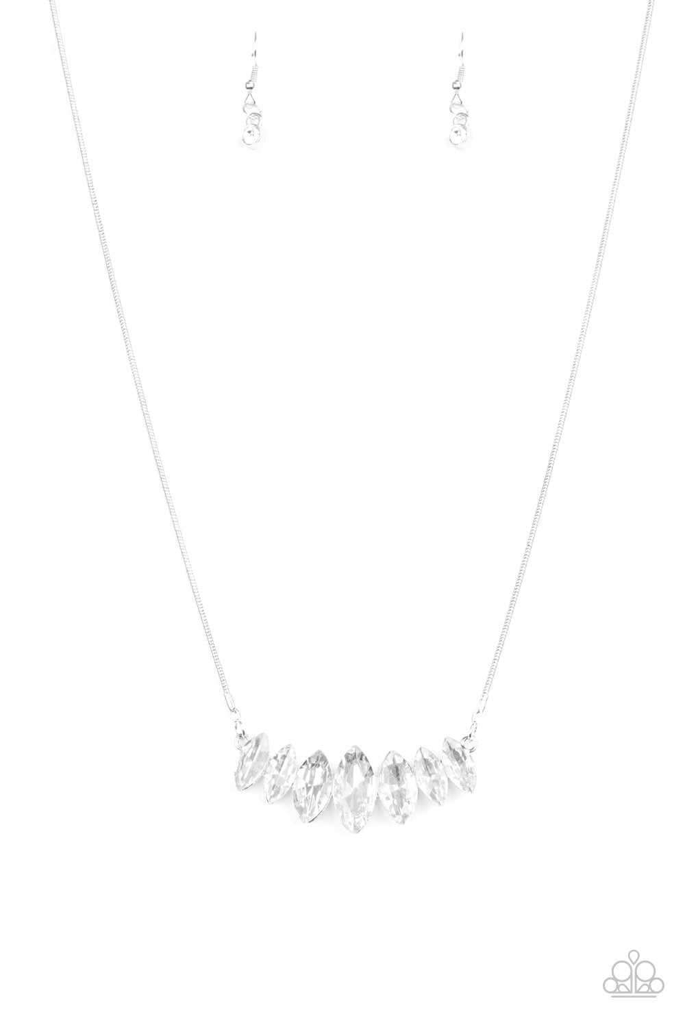Leading Lady - White Necklace - Paparazzi - Dare2bdazzlin N Jewelry