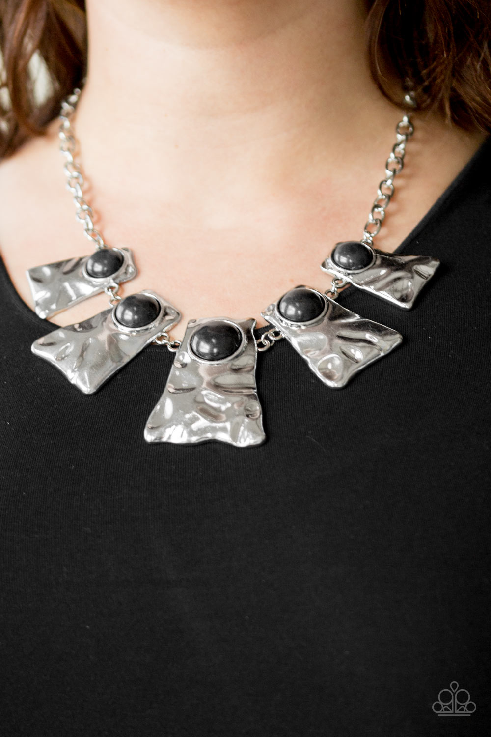 Cougar - Black Necklace - Paparazzi - Dare2bdazzlin N Jewelry