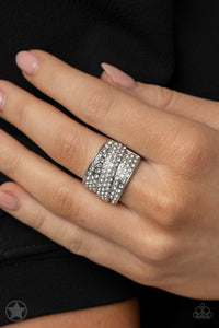 The Millionaires Club - White Ring - Paparazzi - Dare2bdazzlin N Jewelry