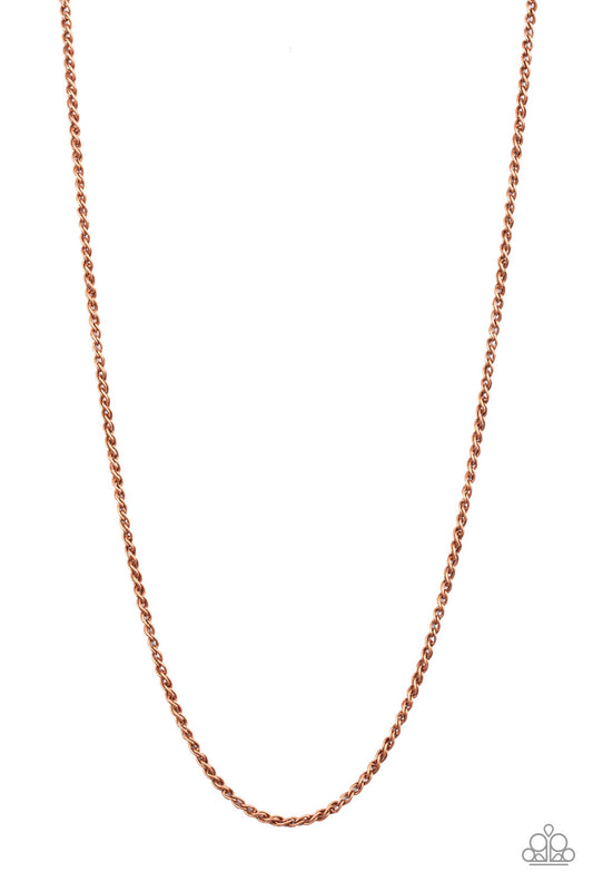 Jump Street - Copper Necklace - Paparazzi - Dare2bdazzlin N Jewelry
