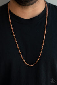 Jump Street - Copper Necklace - Paparazzi - Dare2bdazzlin N Jewelry
