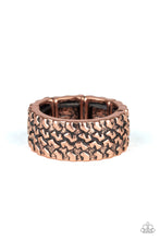Load image into Gallery viewer, All Wheel Drive - Copper Ring - Paparazzi - Dare2bdazzlin N Jewelry

