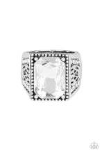 Load image into Gallery viewer, Conquered - White Men&#39;s Ring - Paparazzi - Dare2bdazzlin N Jewelry
