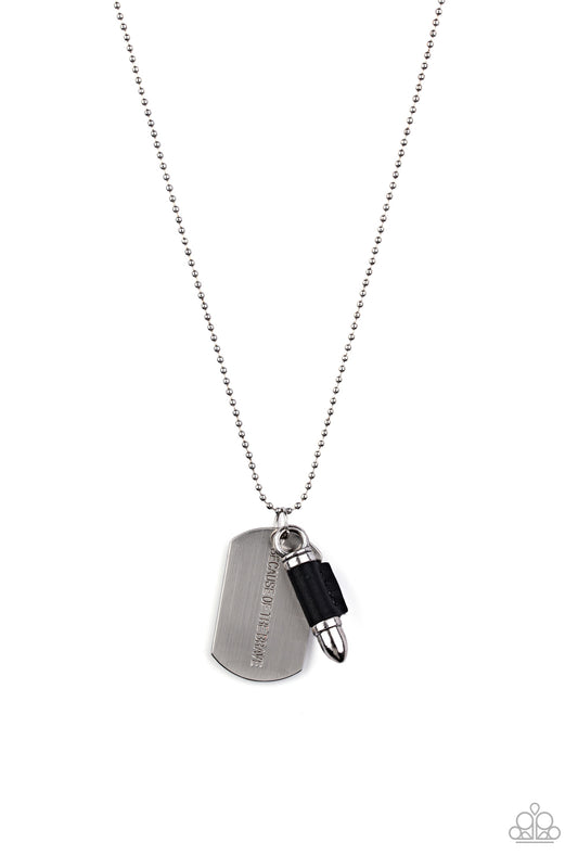 Proud Patriot - Black Necklace - Paparazzi - Dare2bdazzlin N Jewelry