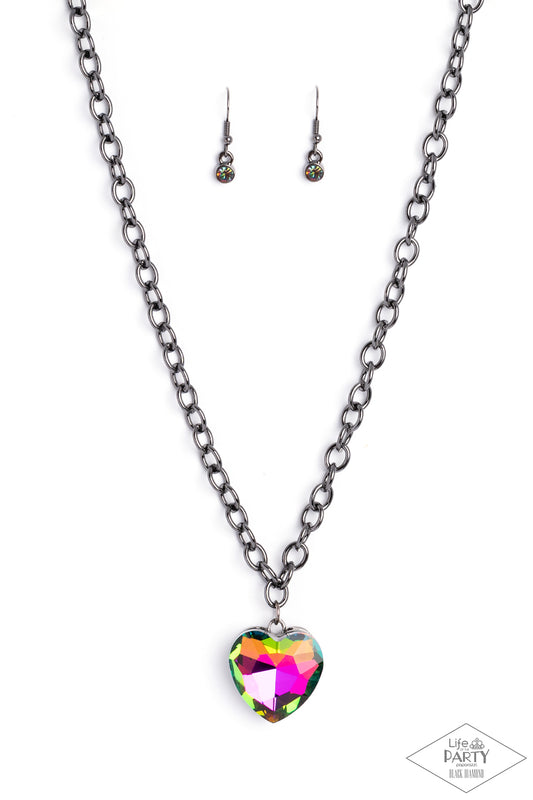 Flirtatiously Flashy - Multi Necklace - Paparazzi - Dare2bdazzlin N Jewelry