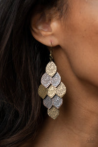 Loud and Leafy - Multi Earring - Paparazzi - Dare2bdazzlin N Jewelry