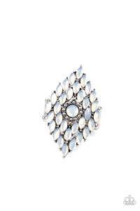 Incandescently Irresistible - White Ring - Paparazzi - Dare2bdazzlin N Jewelry