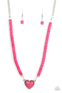 Country Sweetheart - Pink Necklace - Paparazzi - Dare2bdazzlin N Jewelry