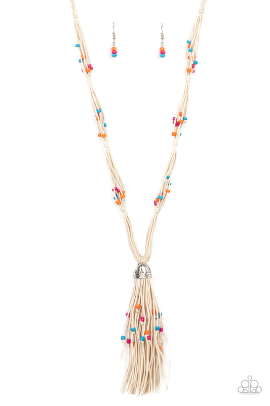 Summery Sensations - Multi Necklace - Paparazzi - Dare2bdazzlin N Jewelry