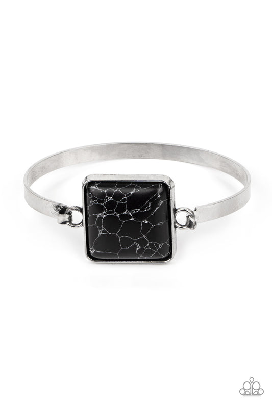 Turning a CORNERSTONE - Black Bracelet - Paparazzi - Dare2bdazzlin N Jewelry