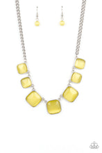 Load image into Gallery viewer, Aura Allure - Yellow Necklace - Paparazzi - Dare2bdazzlin N Jewelry
