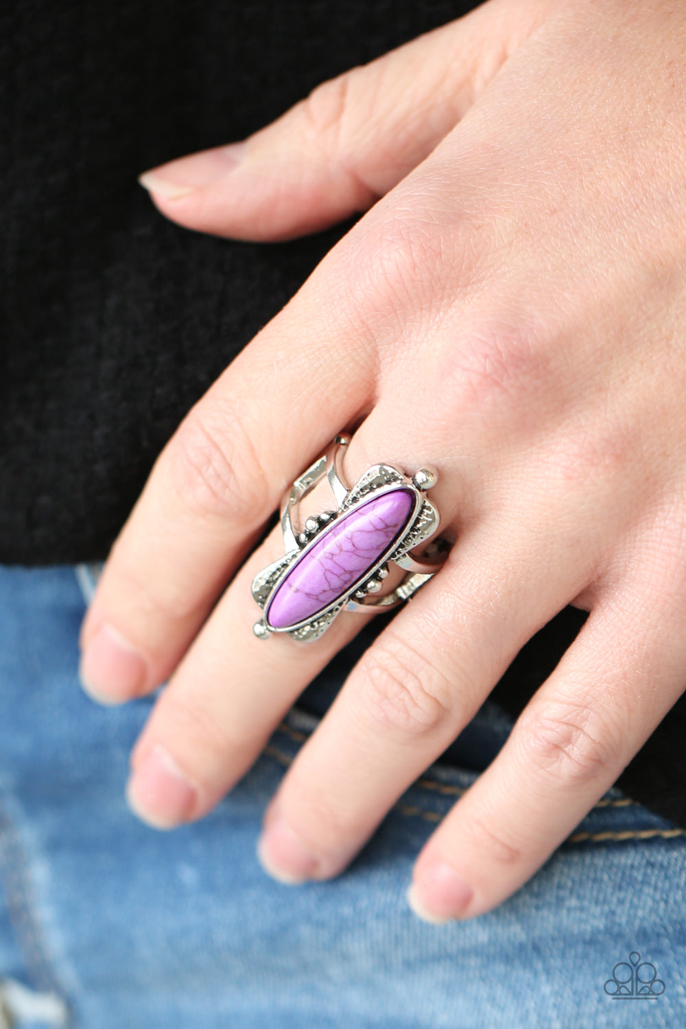 Cottage Craft - Purple Ring - Paparazzi - Dare2bdazzlin N Jewelry