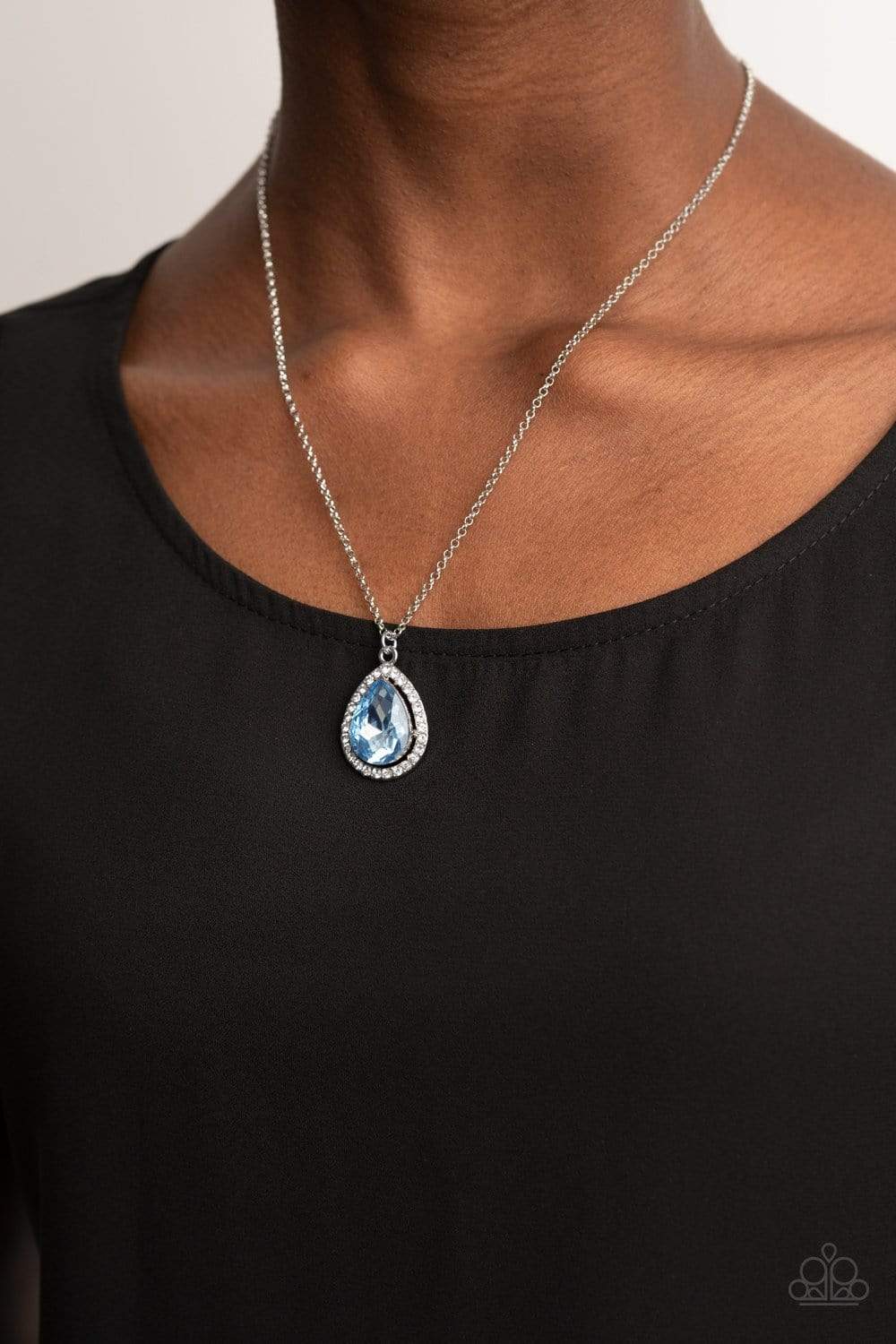 Duchess Decorum Blue Necklace - Paparazzi - Dare2bdazzlin N Jewelry