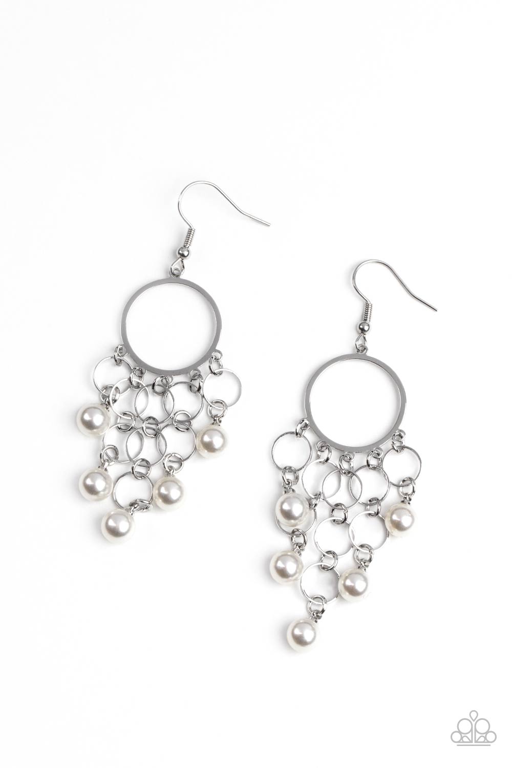 When Life Gives You Pearls - White Earring - Paparazzi - Dare2bdazzlin N Jewelry