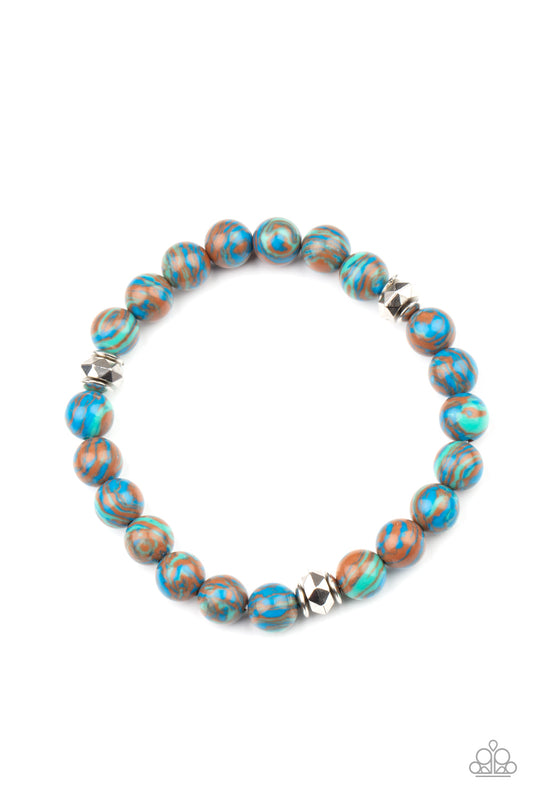 Awakened - Blue Urban Bracelet - Paparazzi - Dare2bdazzlin N Jewelry