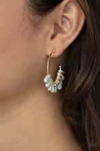 Load image into Gallery viewer, Poshly Primitive - White Earring - Paparazzi - Dare2bdazzlin N Jewelry
