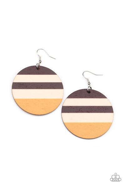 Yacht Party Yellow Earring - Paparazzi - Dare2bdazzlin N Jewelry