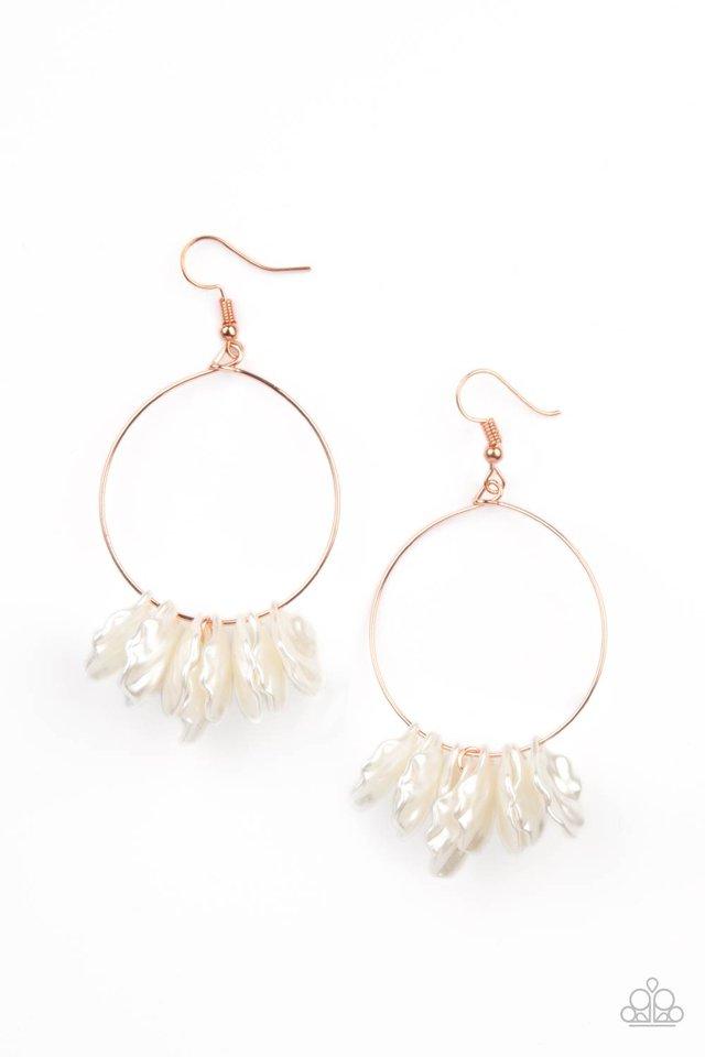 Sailboats and Seashells Copper Earring - Paparazzi - Dare2bdazzlin N Jewelry