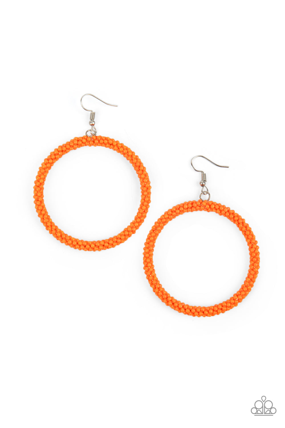 Beauty and the BEACH - Orange Earring - Paparazzi - Dare2bdazzlin N Jewelry