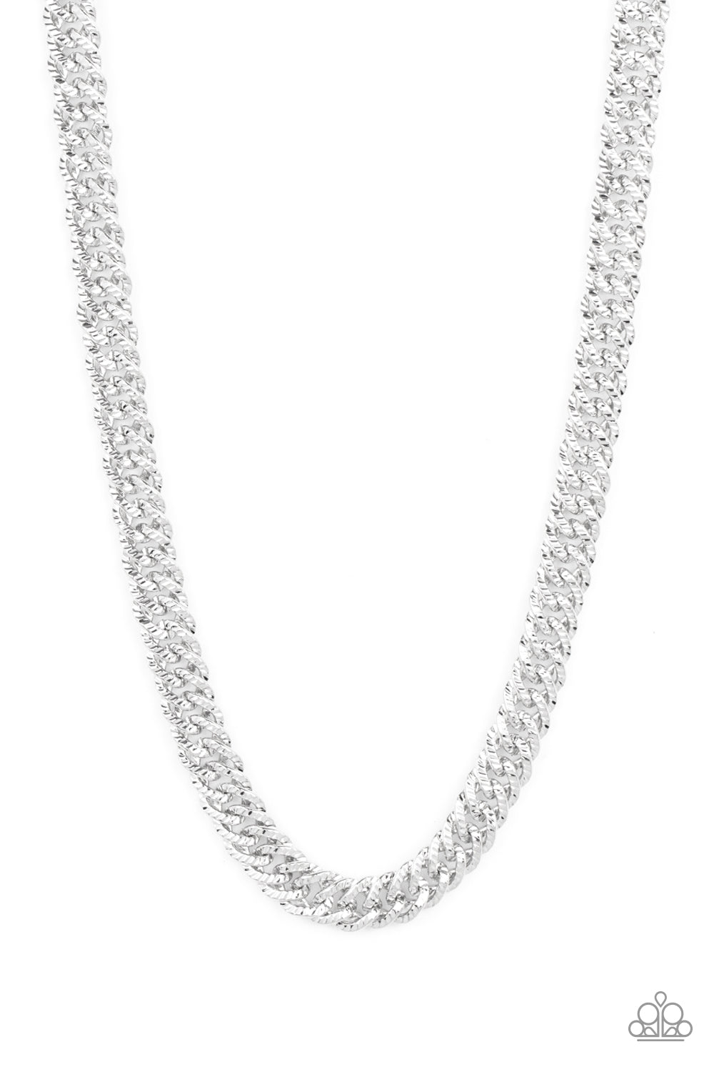 Urban Uppercut - Silver Necklace - Paparazzi - Dare2bdazzlin N Jewelry