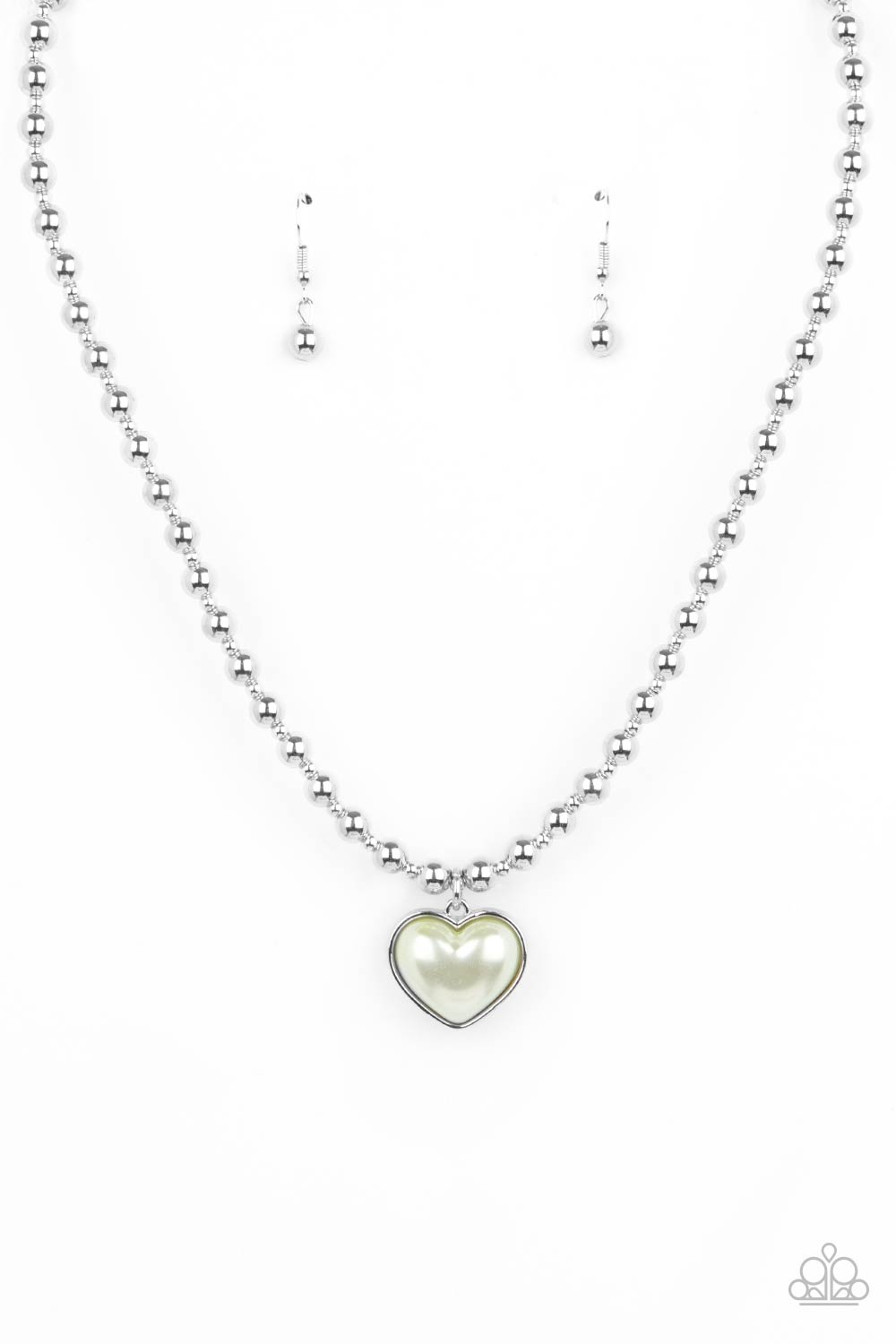 Heart Full of Fancy - Green Necklace - Paparazzi - Dare2bdazzlin N Jewelry