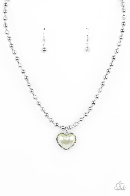 Heart Full of Fancy - Green Necklace - Paparazzi - Dare2bdazzlin N Jewelry