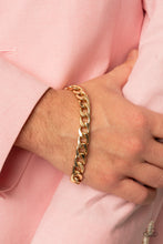 Load image into Gallery viewer, Knock, Knock, KNOCKOUT - Gold Bracelet - Paparazzi - Dare2bdazzlin N Jewelry
