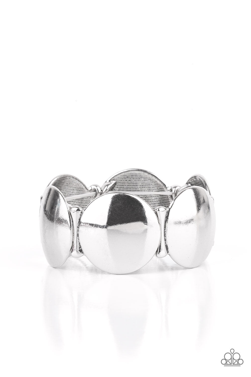 Going, Going, GONG! - Silver Bracelet - Paparazzi - Dare2bdazzlin N Jewelry