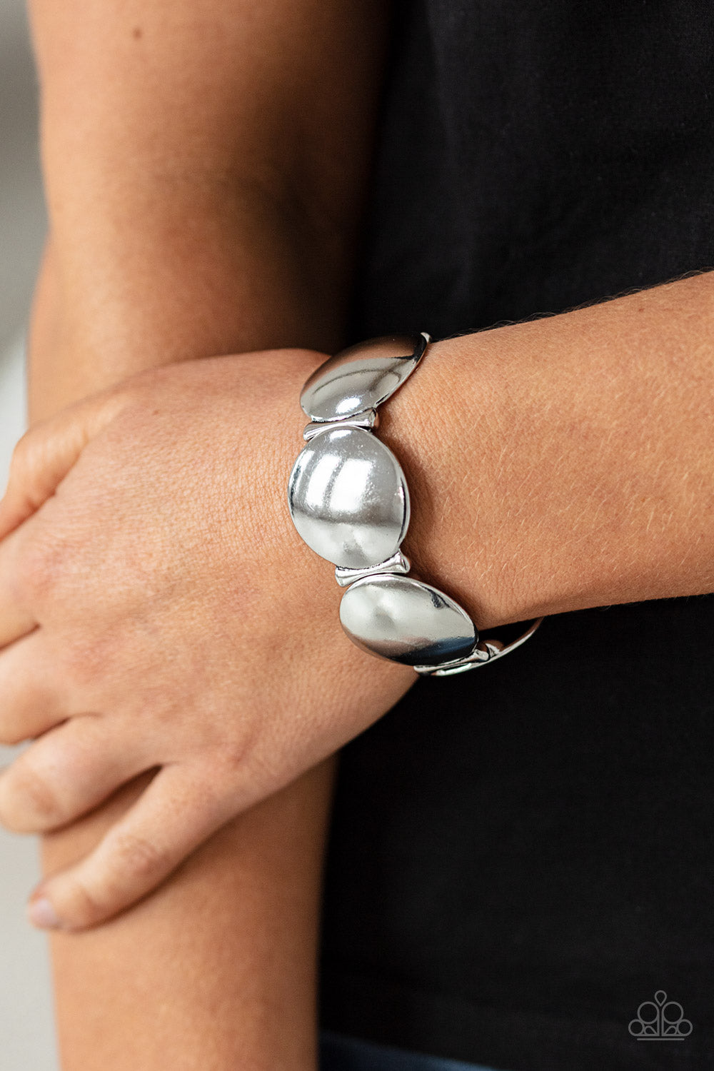Going, Going, GONG! - Silver Bracelet - Paparazzi - Dare2bdazzlin N Jewelry