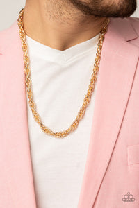 Extra Entrepreneur - Gold Necklace - Paparazzi - Dare2bdazzlin N Jewelry